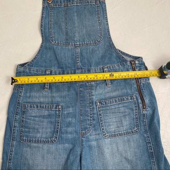 Madewell Adirondack Short Overalls Isley Wash blue S - Picture 6 of 13